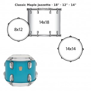 3 fûts Classic Maple...