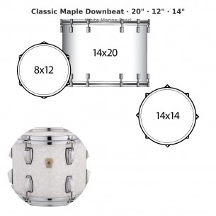 3 fûts Classic Maple...