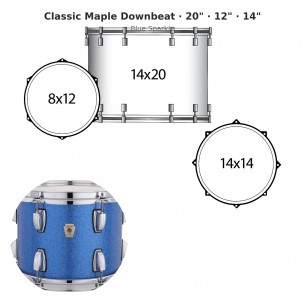 3 fûts Classic Maple...