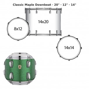 3 fûts Classic Maple...
