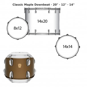 3 fûts Classic Maple...