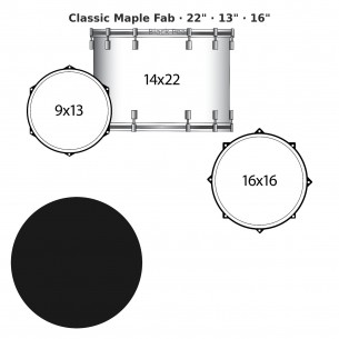 3 fûts Classic Maple Fab...