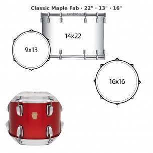 Classic Maple Fab 3-piece...