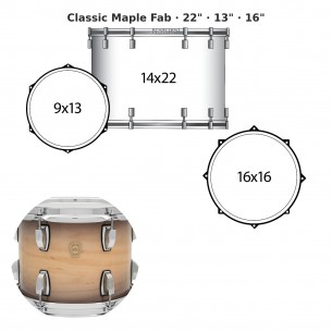Classic Maple Fab 3-piece...