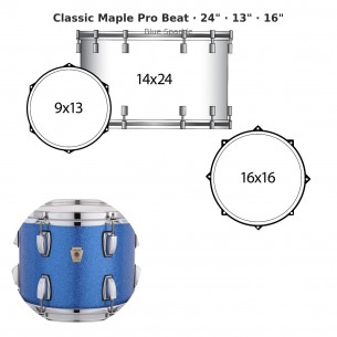 3 fûts Classic Maple Pro...