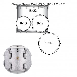 4 fûts Classic Maple Mod...