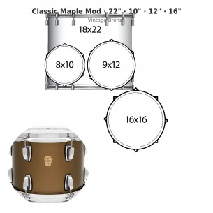4 fûts Classic Maple Mod...