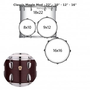 4 fûts Classic Maple Mod...