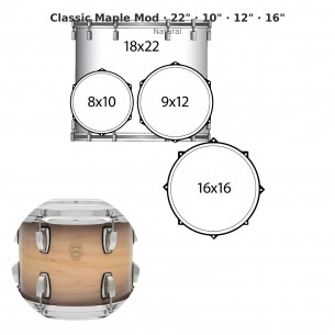 4 fûts Classic Maple Mod...