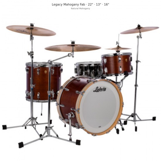 3 fûts Legacy Mahogany Fab 22"...