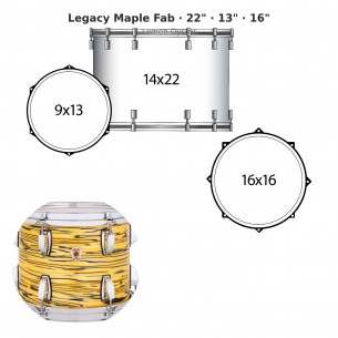Legacy Maple Fab 3-piece...