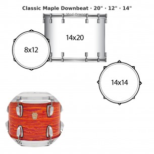 3 fûts Classic Maple...