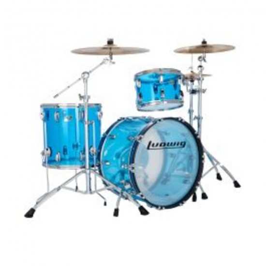 3 fûts Vistalite Fab 22" - Blue