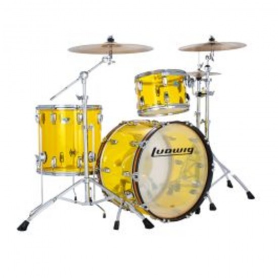 3 fûts Vistalite Fab 22" - Yellow