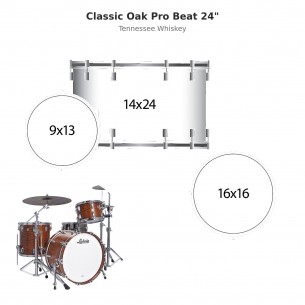 3 fûts Classic Oak Pro Beat...