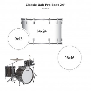 3 fûts Classic Oak Pro Beat...