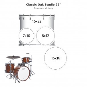 4 fûts Classic Oak Studio...