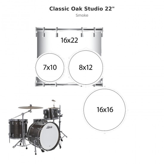Classic Oak Studio 4-piece shell pack...