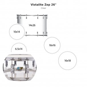 Vistalite Zep 5-piece shell...