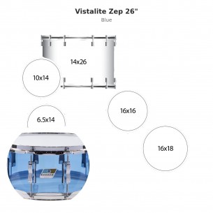 Vistalite Zep 5-piece shell...