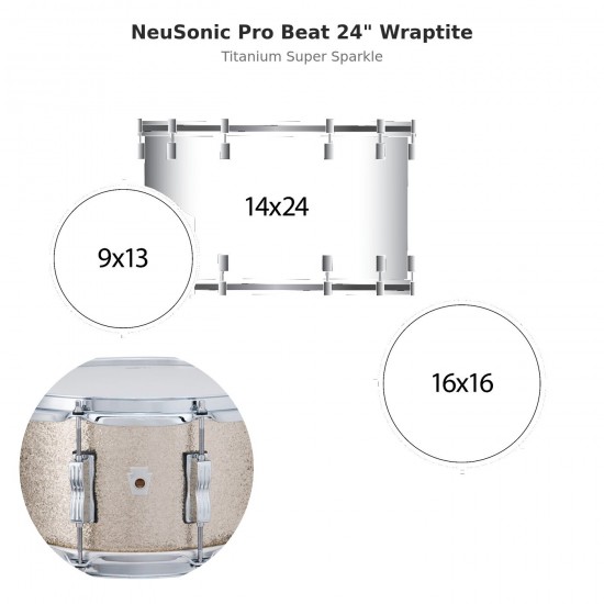 NeuSonic Pro Beat 3-piece shell pack...
