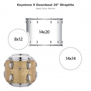 3 fûts Keystone X Downbeat...