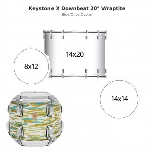 3 fûts Keystone X Downbeat...