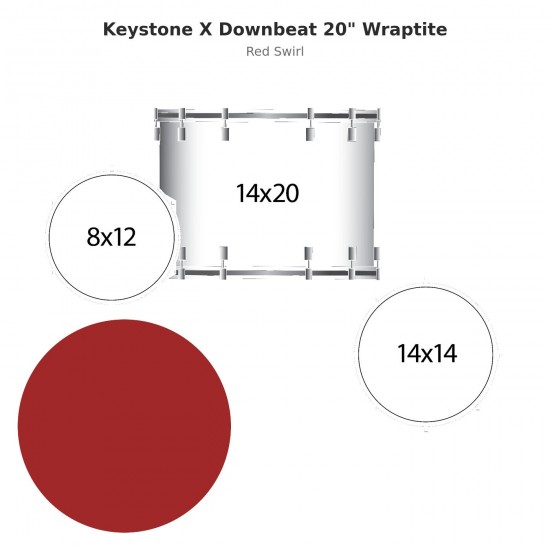3 fûts Keystone X Downbeat 20"...