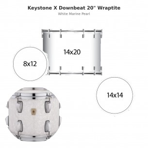 3 fûts Keystone X Downbeat...