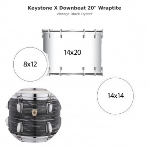 3 fûts Keystone X Downbeat...