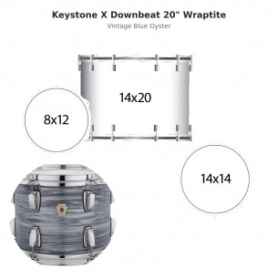 3 fûts Keystone X Downbeat...