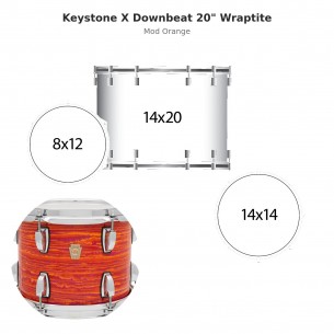 3 fûts Keystone X Downbeat...