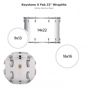 3 fûts Keystone X Fab 22"...