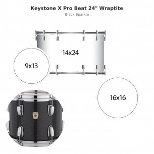 3 fûts Keystone X Pro Beat...