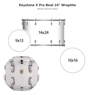 3 fûts Keystone X Pro Beat...
