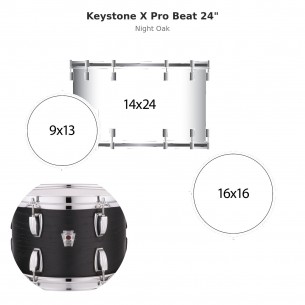 3 fûts Keystone X Pro Beat...