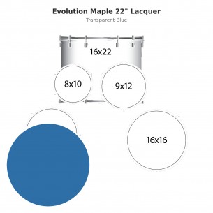 5 fûts Evolution Maple 22"...