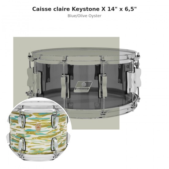 LKS764XX2P Caisse claire Keystone X...