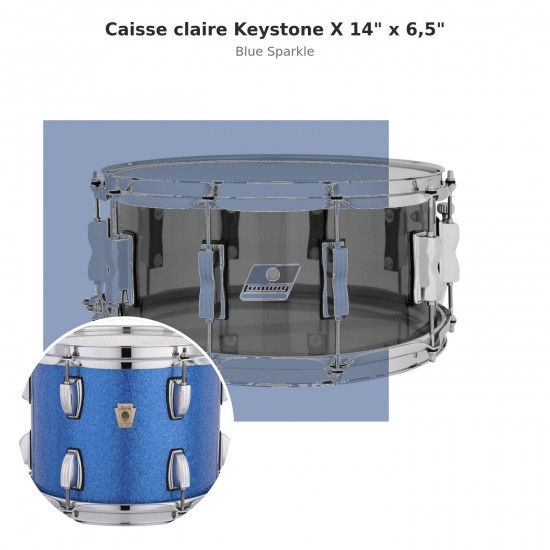 LKS764XX32 Caisse claire Keystone X...