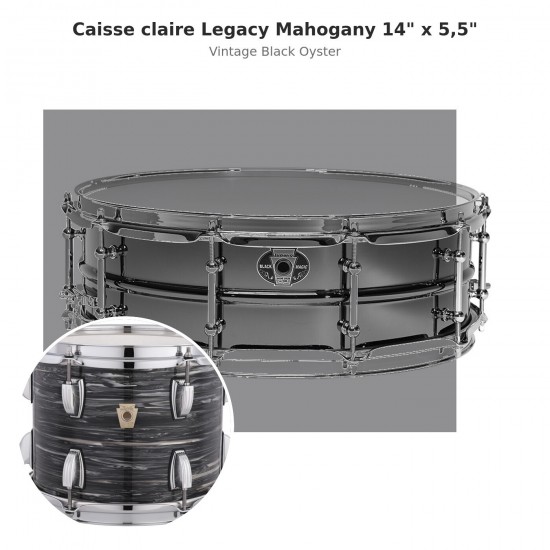 LS9081Q Caisse claire Legacy Mahogany...