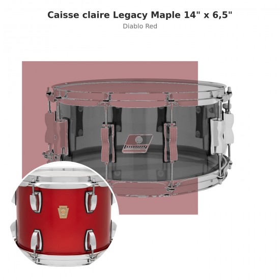 LLS364XXDR Caisse claire Legacy Maple...