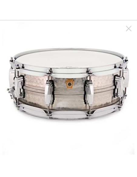 LA404K Acrophonic snare drum 14" x 5" hammered shell, imperial lugs - Patina finish