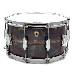LB508R Raw Bronze snare drum 14" x 8" imperial lugs - Raw bronze, natural patina