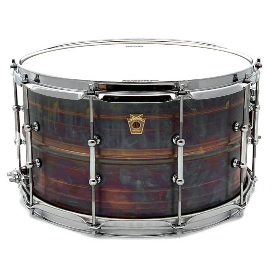 LB508RT Caisse claire Raw Bronze 14" x 8" coquilles tubulaires - Bronze brut patiné