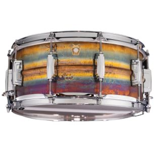 LB552R Raw Bronze snare drum 14" x 6.5" imperial lugs - Raw bronze, natural patina