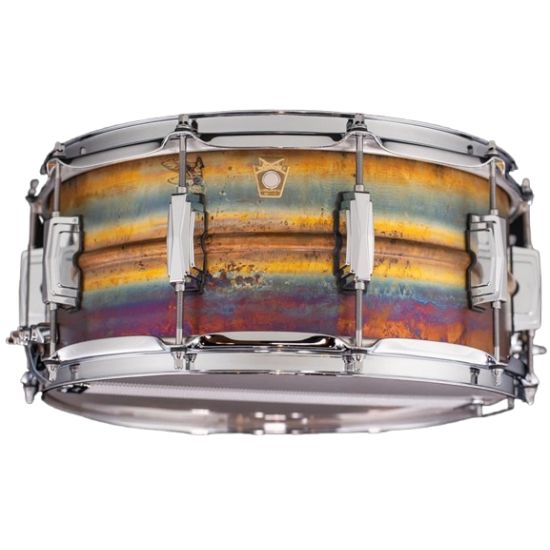 LB552R Raw Bronze snare drum 14" x 6.5" imperial lugs - Raw bronze, natural patina