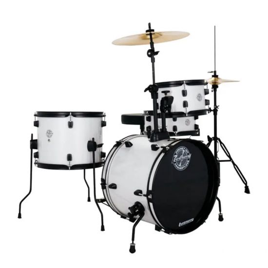 Pocket Kit by Questlove 4-piece shell pack 16" with hardware - Snow Dust