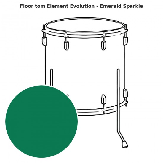 Floor tom Element Evolution - Emerald...