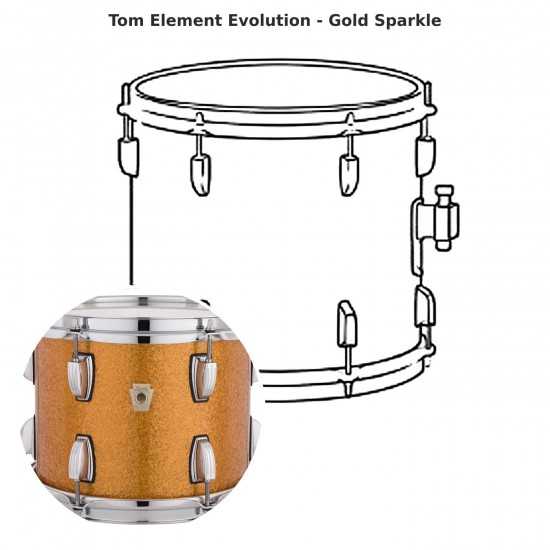 Tom Element Evolution - Gold Sparkle
