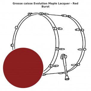 Evolution Maple bass drum...